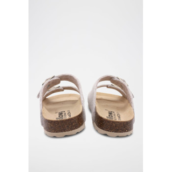 Mules - Beige chiné - 02 - 34269023