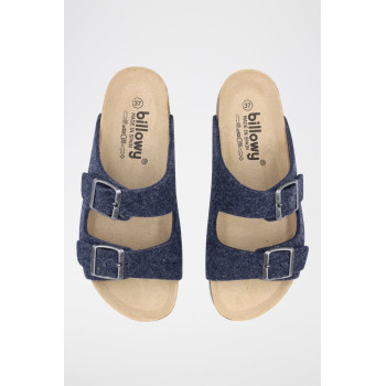 Mules - Bleu marine chiné - 02 - 34269029