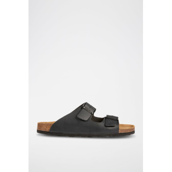 Mules en cuir - Noir - 02 - 34268851