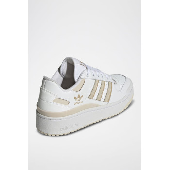 Sneakers en cuir Forum Bold Stripes - Blanc et beige - 02 - 34135213