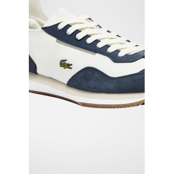 Baskets en nubuck Match Break  - Ecru et bleu marine - 02 - 33481067