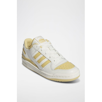 Sneakers en cuir Forum Low Cl - Blanc et jaune pâle - 02 - 34135263