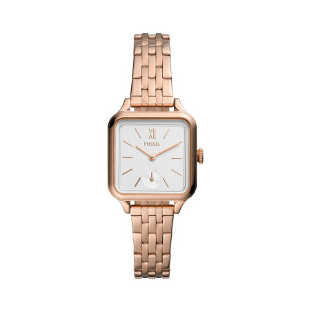 Montre à quartz en acier - Doré rose - 02 - 32826936