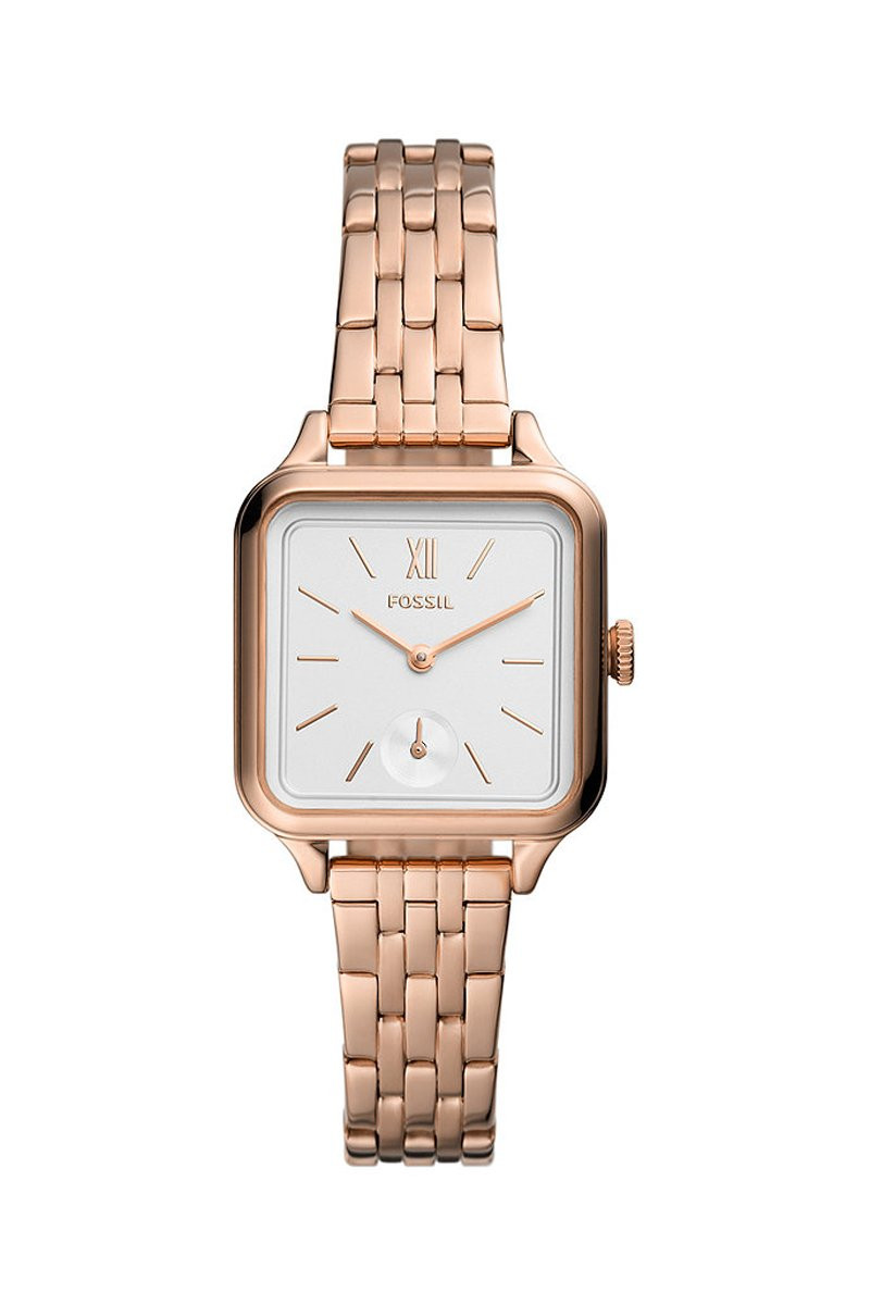 Montre à quartz en acier - Doré rose - 02 - 32826936