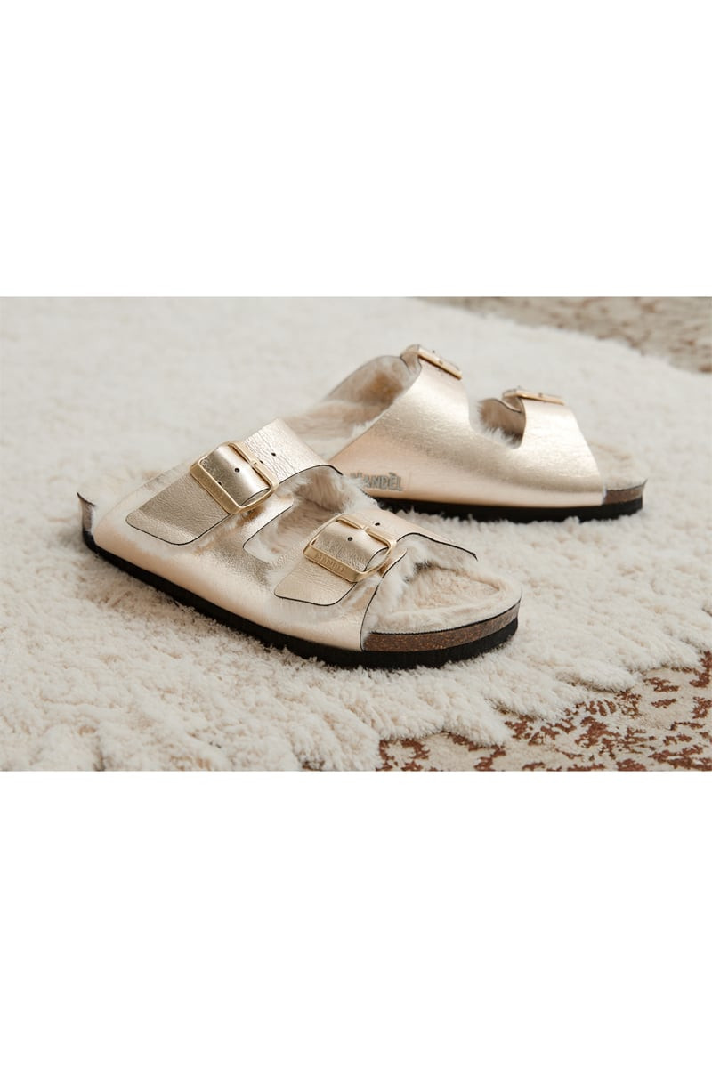 Mules en cuir Alberto - Gris - 02 - 34283962