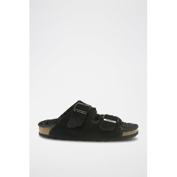 Mules en cuir Alberto - Noir - 02 - 34283968