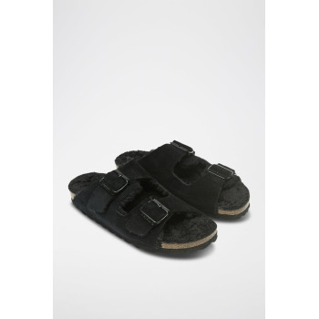 Mules en cuir Alberto - Noir - 02 - 34283968