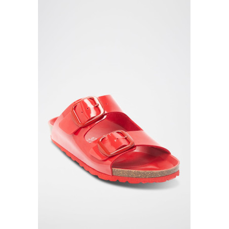 Mules vernies Alberto - Rouge - 02 - 34284003