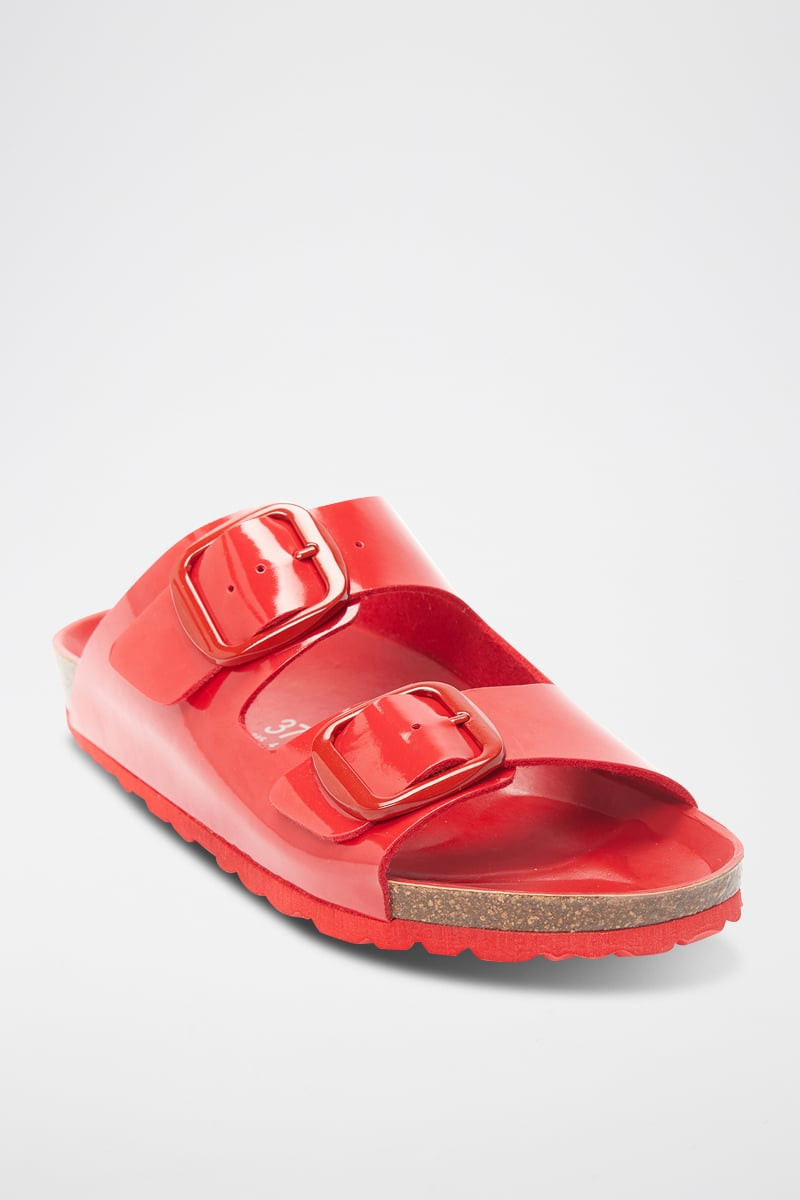 Mules vernies Alberto - Rouge - 02 - 34284003