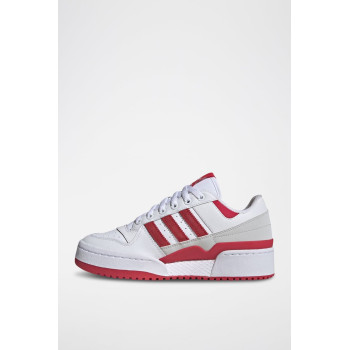 Sneakers en cuir Forum Bold Stripes - Blanc et rouge - 02 - 34135018