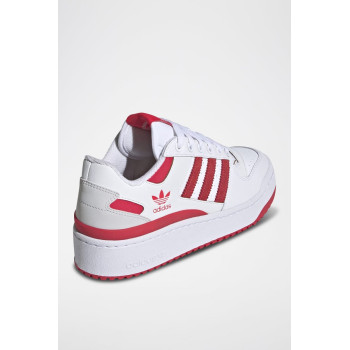 Sneakers en cuir Forum Bold Stripes - Blanc et rouge - 02 - 34135018