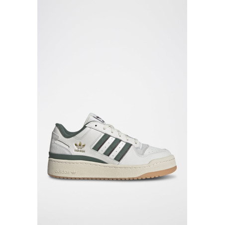 Sneakers en cuir Forum Bold Stripes - Blanc, vert et beige - 02 - 34135061