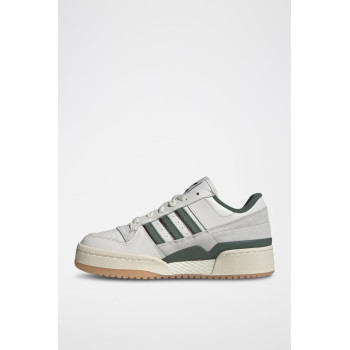 Sneakers en cuir Forum Bold Stripes - Blanc, vert et beige - 02 - 34135061