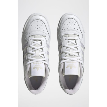 Sneakers en cuir Forum Low Cl - Blanc et gris - 02 - 34134149