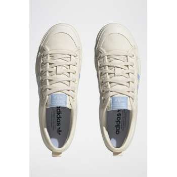 Sneakers plateformes Nizza Platform - Beige et bleu - 02 - 34134668