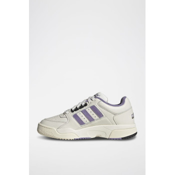 Sneakers en cuir Torsion Response Tennis Lo - Blanc, violet et noir - 02 - 34134702