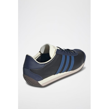 Sneakers en cuir et nubuck Country Og - Noir, bleu et blanc - 02 - 34135039