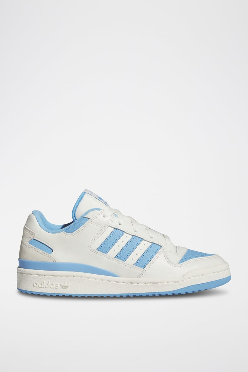 Sneakers en cuir Forum Low Cl - Blanc et bleu - 02 - 34135262