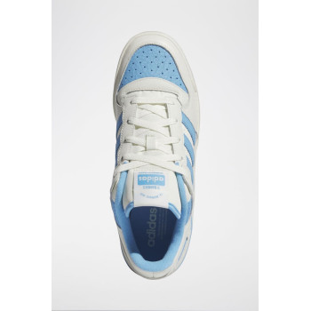 Sneakers en cuir Forum Low Cl - Blanc et bleu - 02 - 34135262