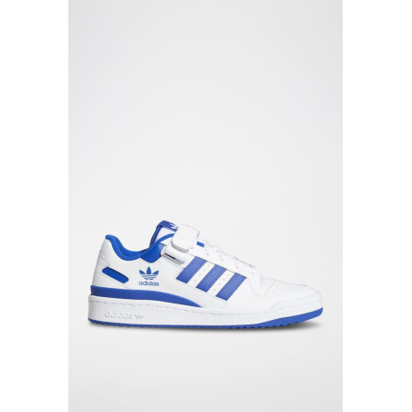 Sneakers en cuir Forum Low - Blanc et bleu - 02 - 34134122