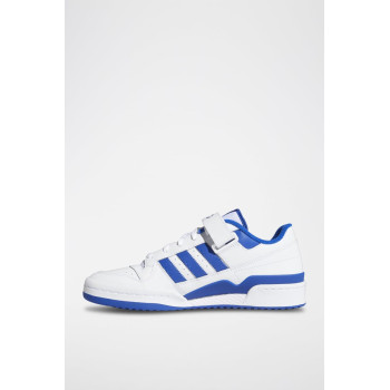 Sneakers en cuir Forum Low - Blanc et bleu - 02 - 34134122