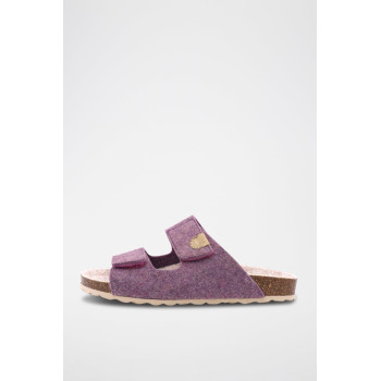 Mules - Mauve chiné - 02 - 34239857