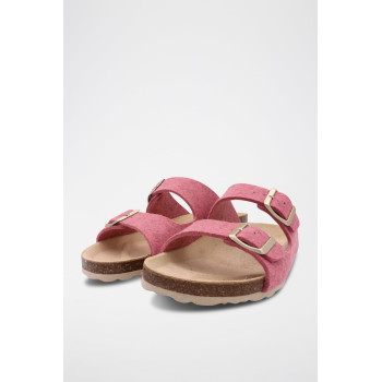 Mules - Fuchsia chiné - 02 - 34239867