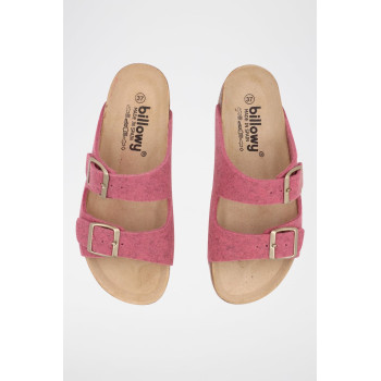 Mules - Fuchsia chiné - 02 - 34239867