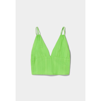 Bershka Débardeur SLEEVELESS - 01 - BEJ21D1BU|M11