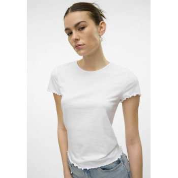 Vero Moda T-shirt basique VMBARBARA SHORT ONECK - 01 - VE121D2F2|A11