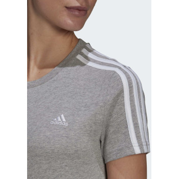 adidas Sportswear T-shirt de sport ESSENTIALS SLIM 3-STRIPES - 01 - AD541D1PK|C11