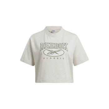 Reebok Classic T-shirt imprimé SHORT SLEEVE ARCHIVE ESSENTIALS BIG LOGO CROP - 01 - RE021D08L|A11