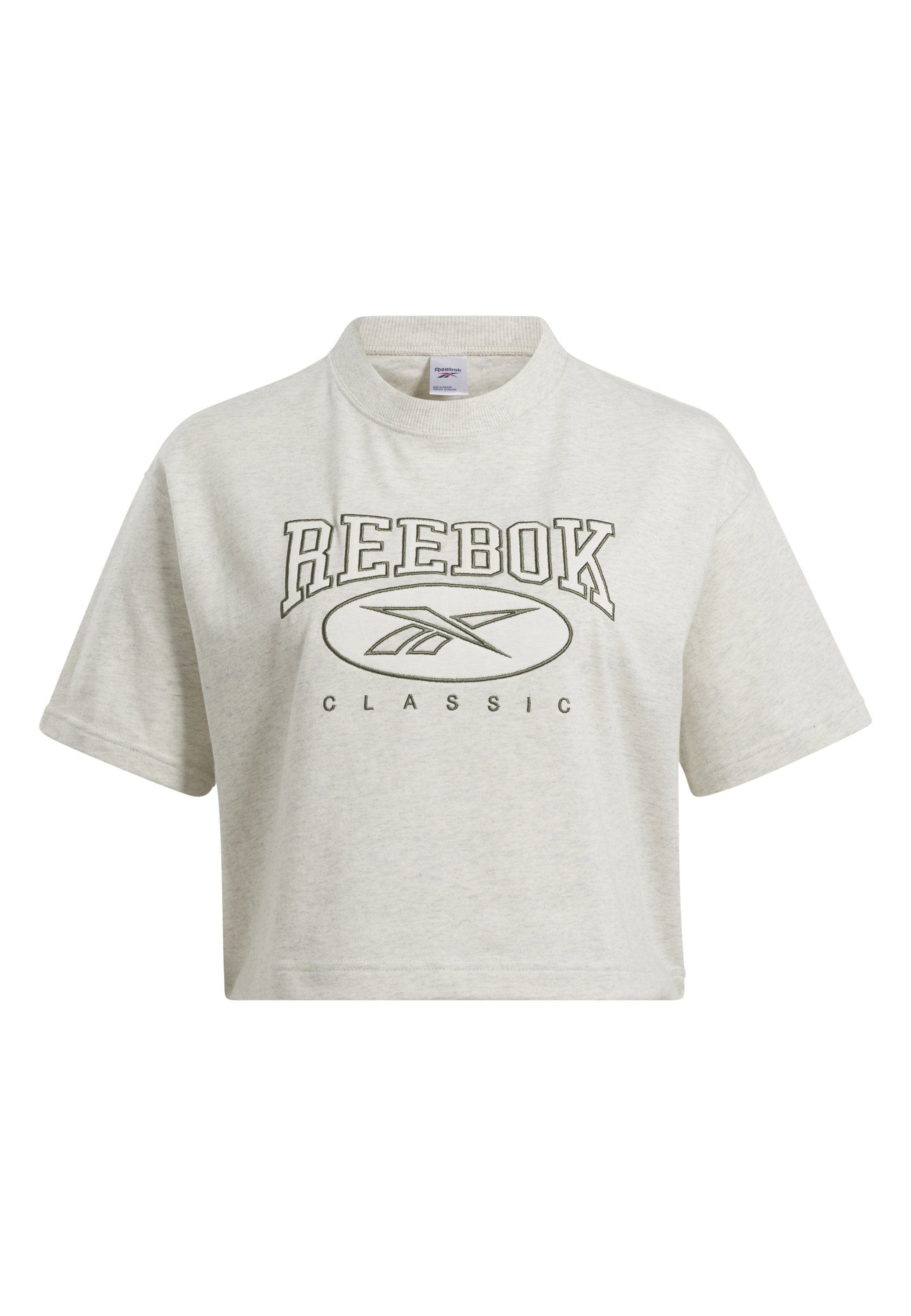 Reebok Classic T-shirt imprimé SHORT SLEEVE ARCHIVE ESSENTIALS BIG LOGO CROP - 01 - RE021D08L|A11