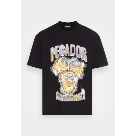 Pegador T-shirt imprimé RINGS OVERSIZED TEE WASHED UNISEX - 01 - PEP210065|Q11