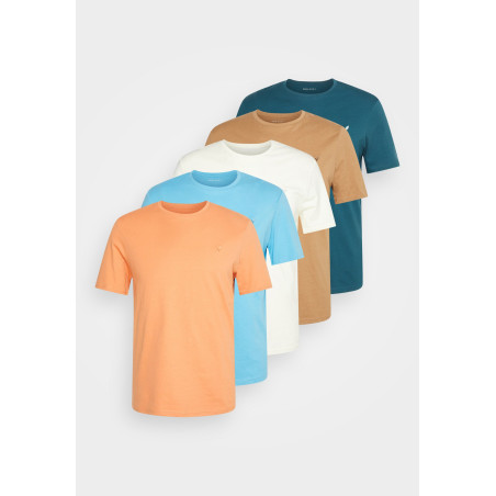 Pier One T-shirt basique UNISEX 5 PACK - 01 - PI921001I|A12