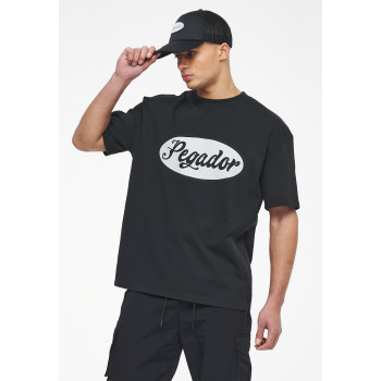 Pegador T-shirt imprimé WEST OVERSIZED TEE VINTAGE UNISEX - 01 - PEP2100BW|Q11