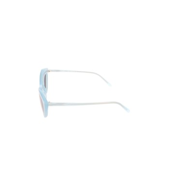 Lunettes de soleil mixte - Catégorie 3 - Bleu pastel et blanc - 02 - 28789391