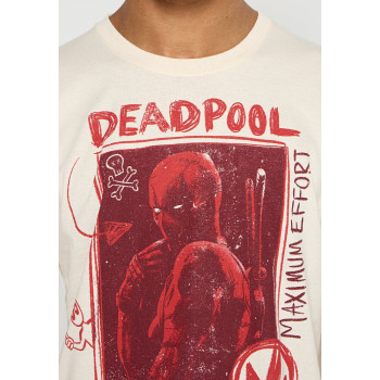 Marvel T-shirt imprimé MAXIMUM EFFORT DEADPOOL - 01 - ZZO2V6Z21|B00