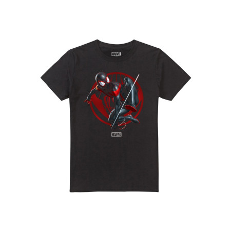 Marvel T-shirt imprimé SPIDERMAN MILES MORALES LEAP - 01 - ZZO1ZY952|Q00