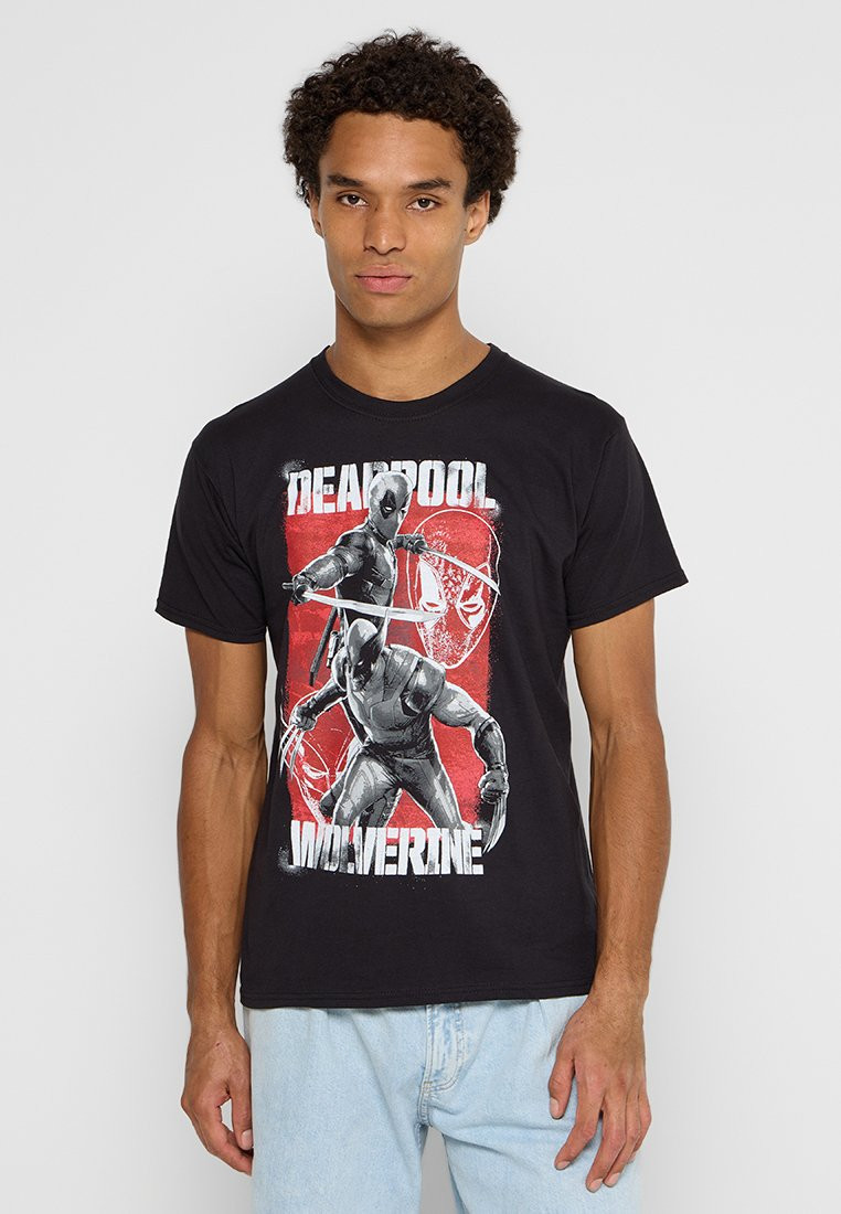 Marvel T-shirt imprimé DEADPOOL & WOLVERINE FIGHT - 01 - ZZO2V6Z17|Q00