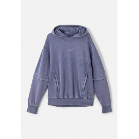 YOURTURN Sweat à capuche ADAPTIVE MODULAR WASHED HOODIE - 01 - YO12101JG|K11