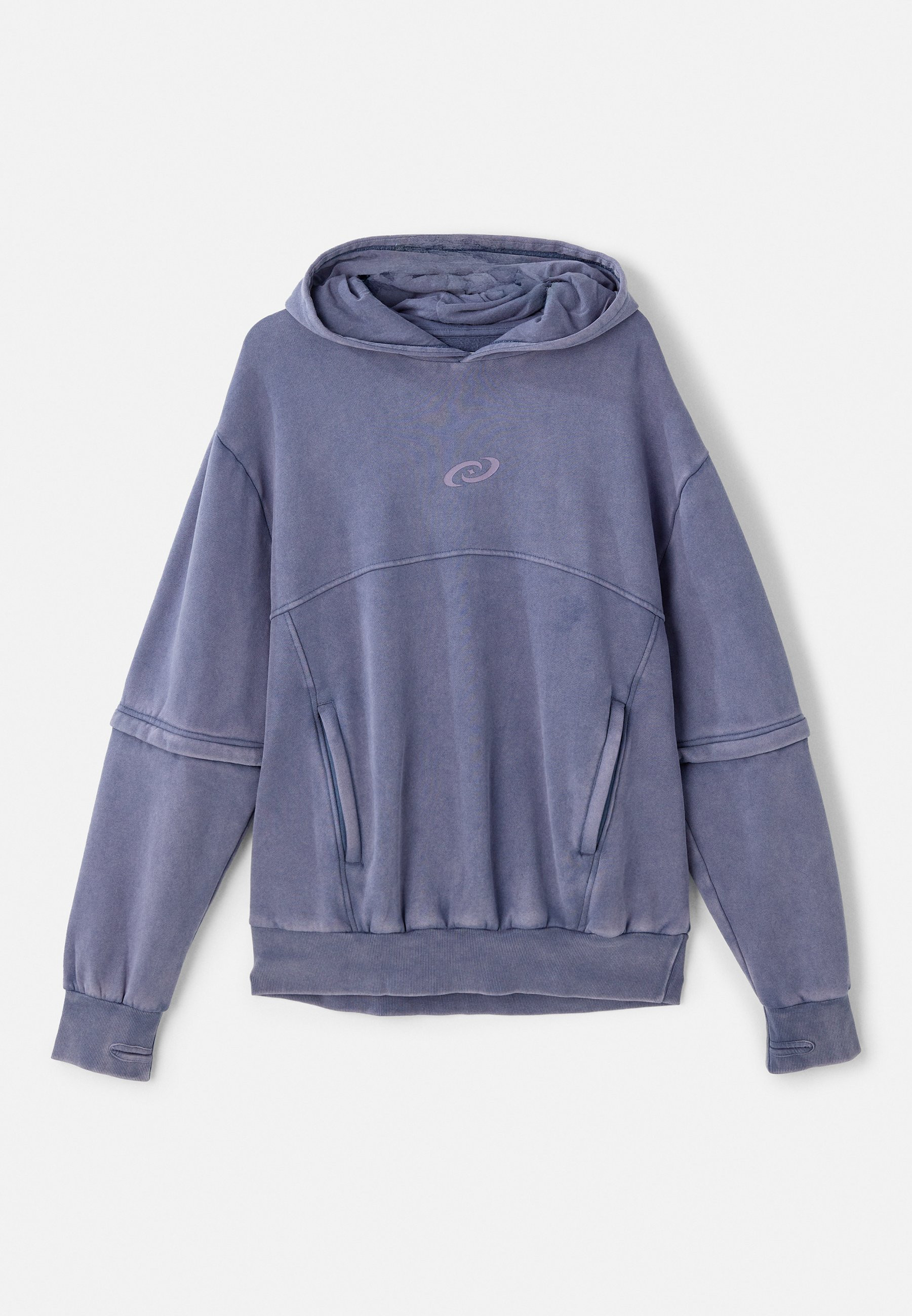 YOURTURN Sweat à capuche ADAPTIVE MODULAR WASHED HOODIE - 01 - YO12101JG|K11