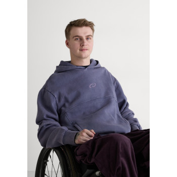 YOURTURN Sweat à capuche ADAPTIVE MODULAR WASHED HOODIE - 01 - YO12101JG|K11