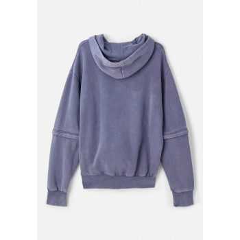 YOURTURN Sweat à capuche ADAPTIVE MODULAR WASHED HOODIE - 01 - YO12101JG|K11