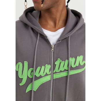 YOURTURN Sweat zippé UNISEX - 01 - YO1210134|C11