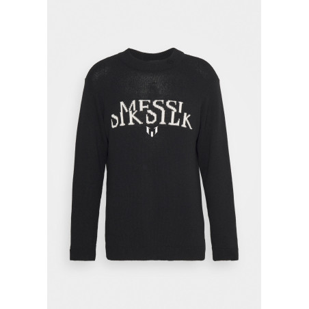 SIKSILK Pullover MESSI X SIKSILK DUAL LOGO KNIT UNISEX - 01 - SIF21000S|Q11