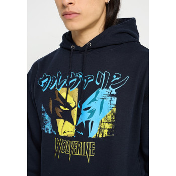 Marvel Sweatshirt X-MEN WOLVERINE MANGA HALF FACE - 01 - ZZO2V7018|K00