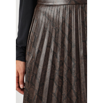 Vero Moda Jupe trapèze VMNITA PLISSE SNAKE SKIRT - 01 - VE121B15C|O11