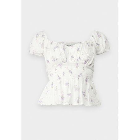 Hollister Co. Blouse SMOCKED WAIST PEPLUM - 01 - H0421E08Z|K11