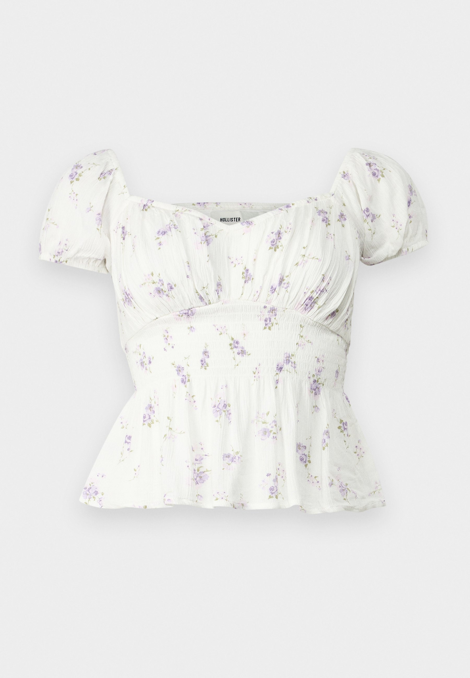 Hollister Co. Blouse SMOCKED WAIST PEPLUM - 01 - H0421E08Z|K11